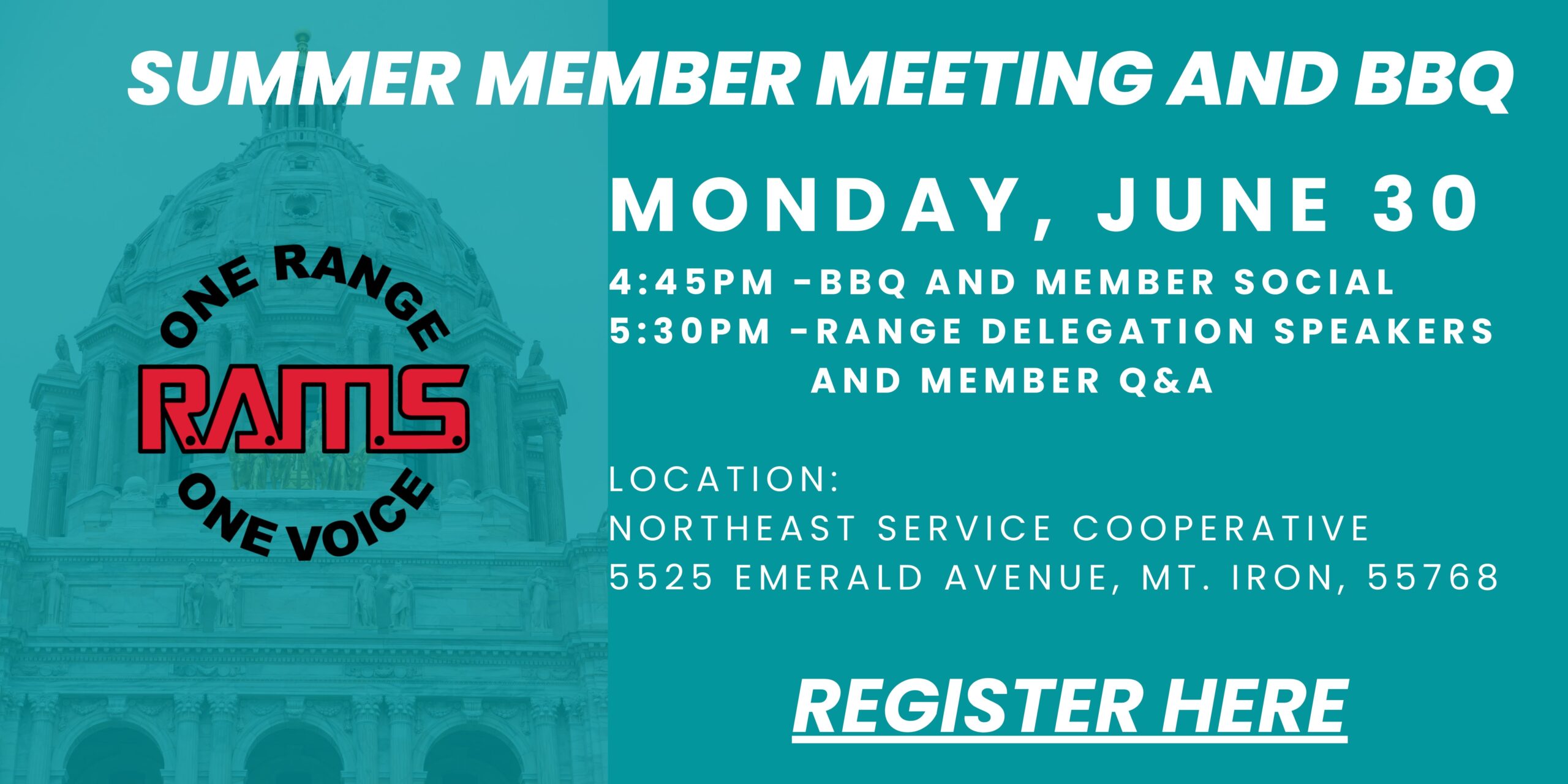 Summer Member Meeting and BBQ