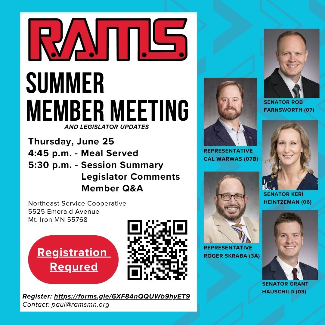 RAMS Summer Member Meeting and Legislative Delegation Update